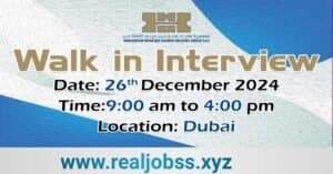Mohammad Omer Bin Haider Holding Group Walk in Interview in Dubai 2025