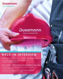 Dussmann Dubai Vacancies 2025: Dates, Venues, and Key Details
