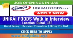 Unikai Foods Jobs In Dubai 2025 1 Unikai Foods Jobs In Dubai 2025