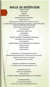 Target Steel Industries Walk-In Interviews 2025: Dates, Venues, and Key Details