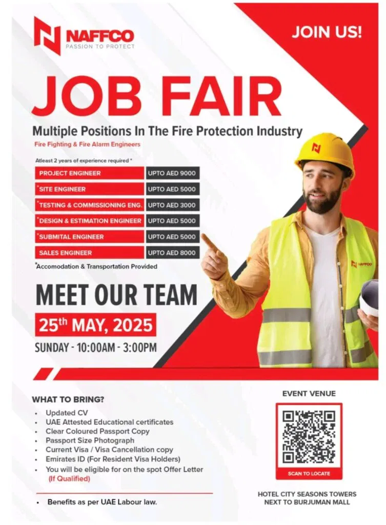 NAFFCO Careers 2025 in Dubai, Ajman and Ras Al Khaimah