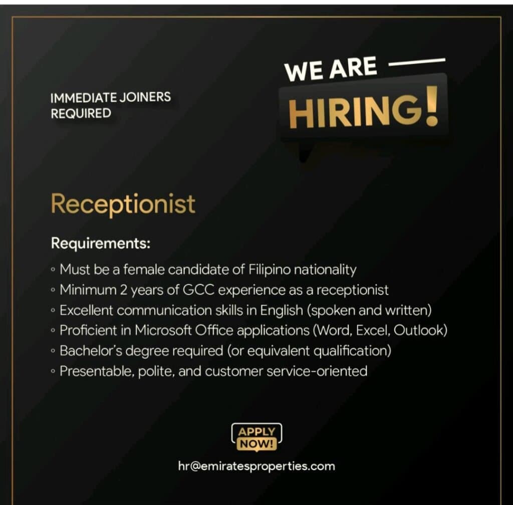 Emirates Properties Careers 2025: Dates, Venues, and Key Details 1 Emirates Properties Careers 2025: Dates, Venues, and Key Details
