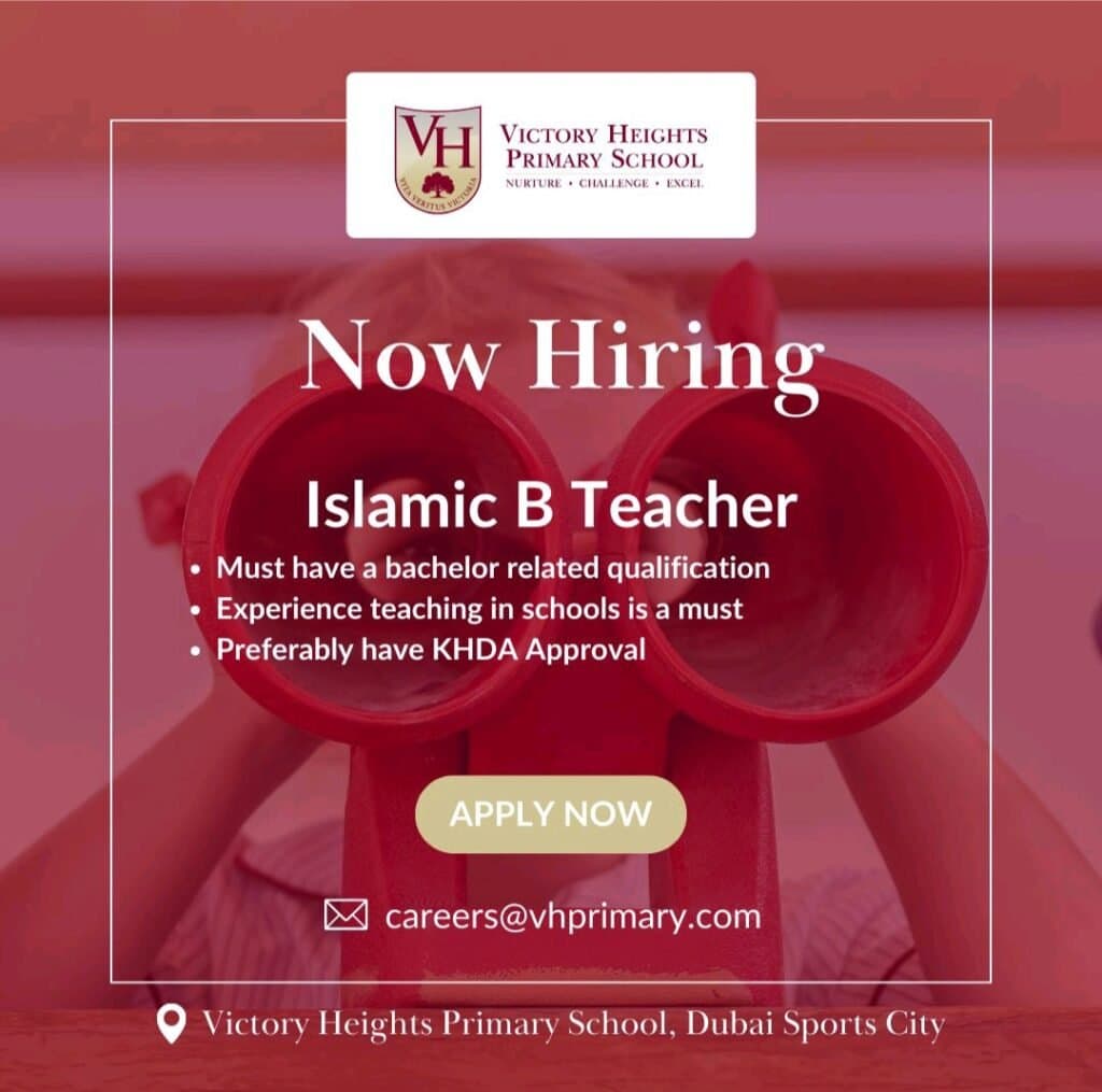 Victory Heights Primary School Careers Dubai 2025: Dates, Venues, and Key Details 1 Victory Heights Primary School Careers Dubai 2025: Dates, Venues, and Key Details