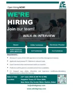 Adeeb Group Walk in Interview in Dubai 2025: Dates, Venues, and Key Details