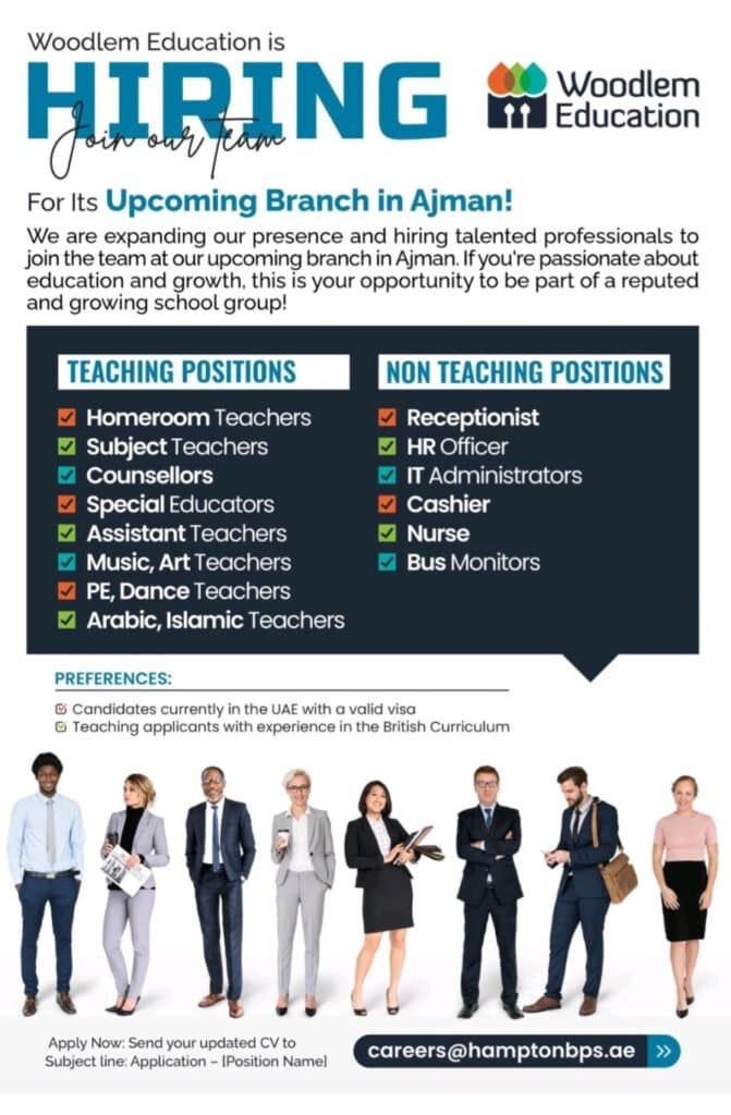 Woodlem Park School Careers UAE 2025: Dates, Venues, and Key Details 1 Woodlem Park School Careers UAE 2025: Dates, Venues, and Key Details