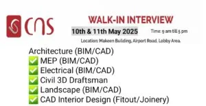 CNS Middle East Walk in Interview in Dubai 2025: Dates, Venues, and Key Details