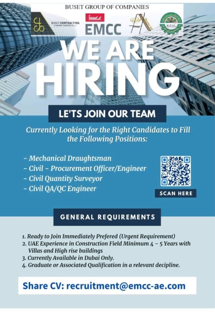 EMCC Careers: Electromechanical Credible Contractors 2025: Dates, Venues, and Key Details 1 EMCC Careers: Electromechanical Credible Contractors 2025: Dates, Venues, and Key Details