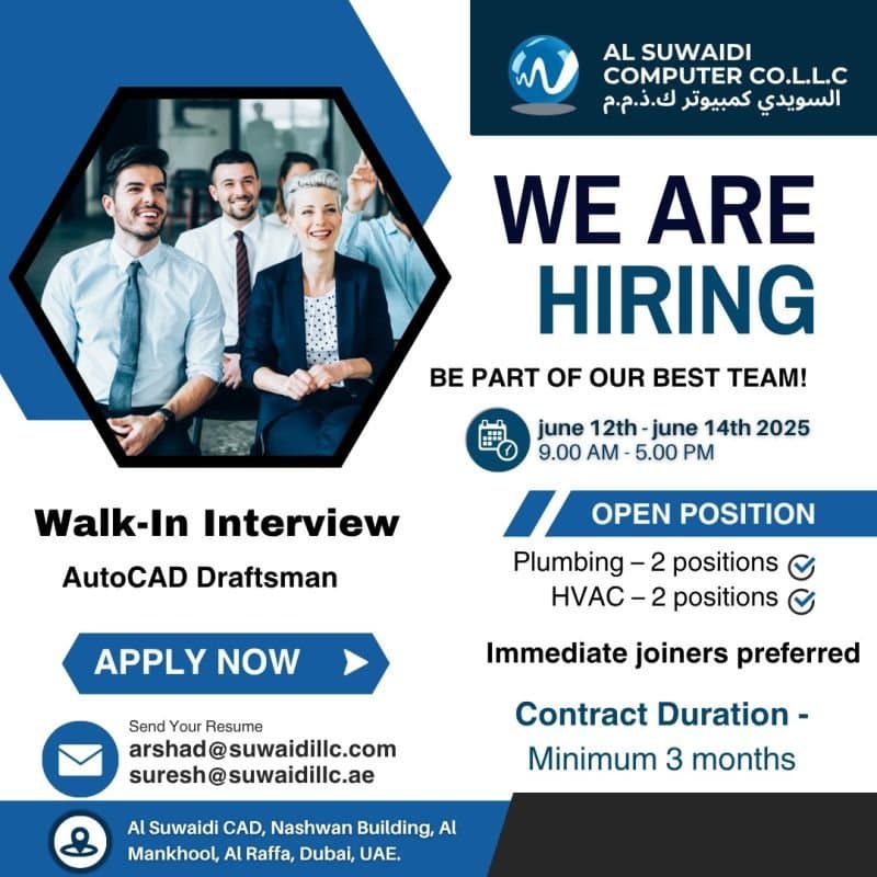 Al Suwaidi Computer Walk in Interview in Dubai 2025: Dates, Venues, and Key Details 1 Al Suwaidi Computer Walk in Interview in Dubai 2025: Dates, Venues, and Key Details