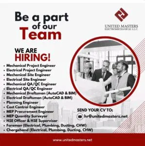 Join United Masters Electromechanical's Dynamic Team in the UAE 2025: Dates, Venues, and Key Details