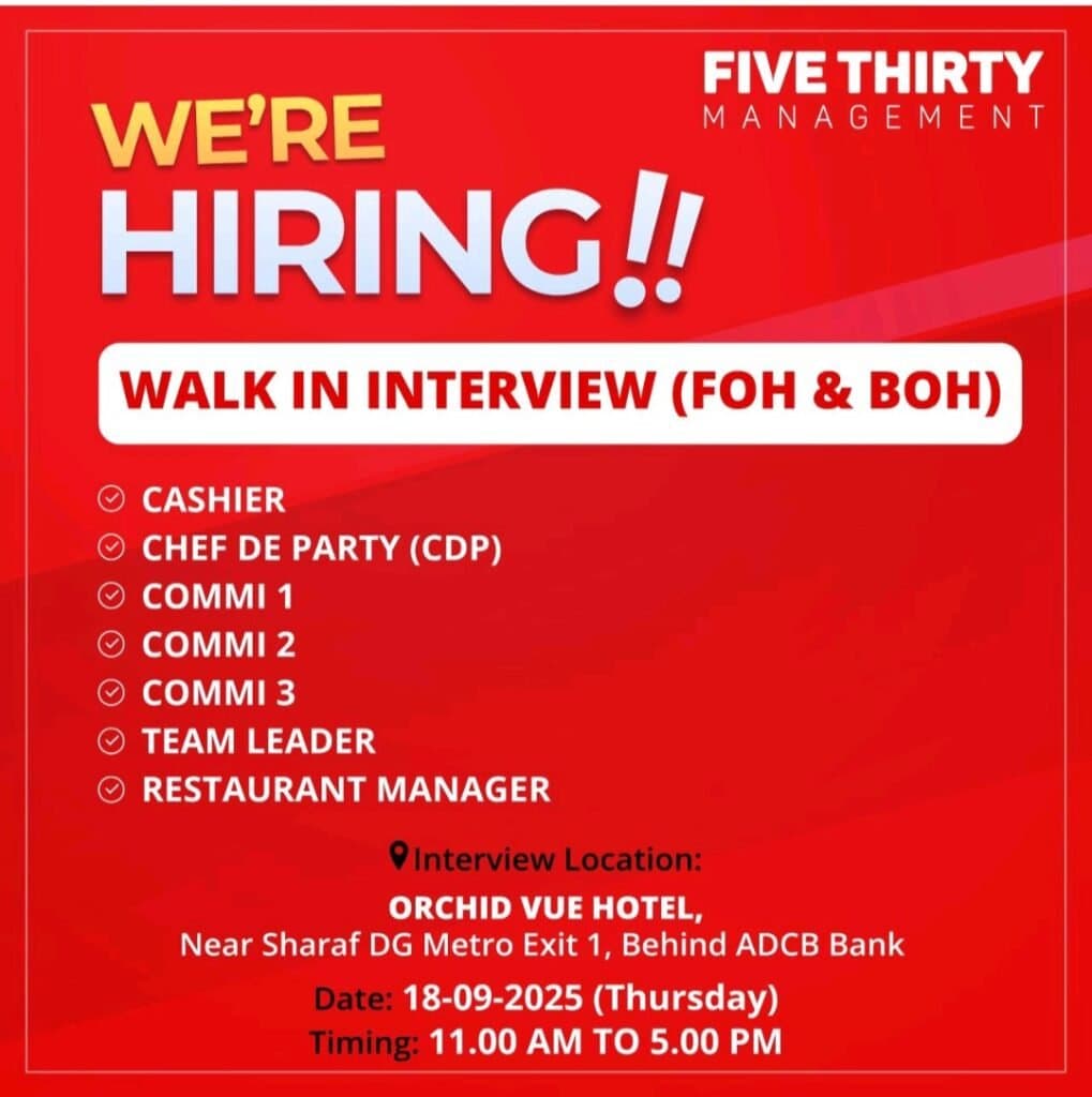 Five Thirty Management Walk in Interview in Dubai 2025 1 Five Thirty Management Walk in Interview in Dubai 2025