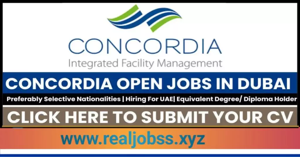 Concordia DMCC Jobs 2024: Start Your Journey Of Success