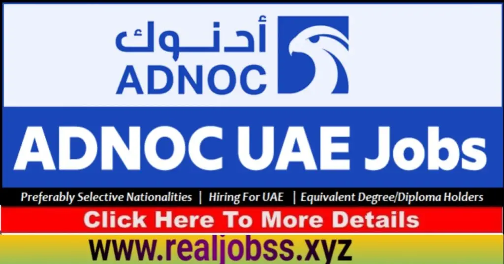 ADNOC Careers 2025: Abu Dhabi National Oil Company Jobs 1 ADNOC Careers 2025: Abu Dhabi National Oil Company Jobs