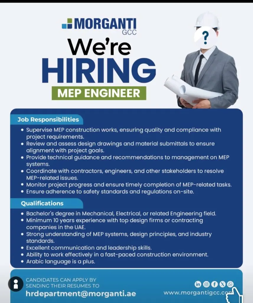 Morganti GCC Engineering Consultants UAE Jobs 2025 3 Morganti GCC Engineering Consultants UAE Jobs 2025