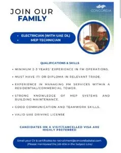 Concordia DMCC Jobs 2025: Start Your Journey Of Success