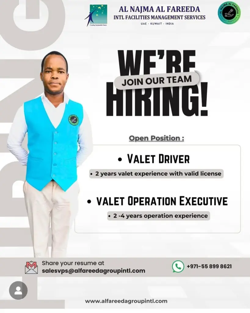 Al Najma Al Fareeda International Careers | Latest Job Opening 2025 2 Al Najma Al Fareeda International Careers | Latest Job Opening 2025