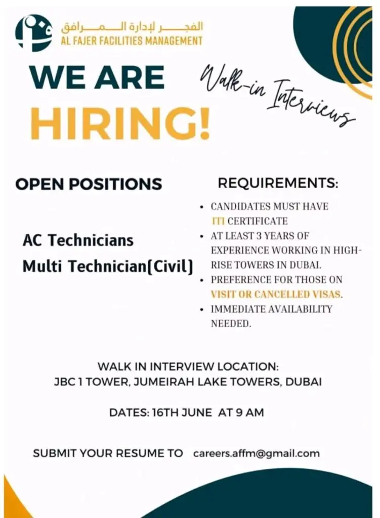 Land Your Dream Job at Al Fajer Facilities Walk In Dubai 2025 1 1000312549
