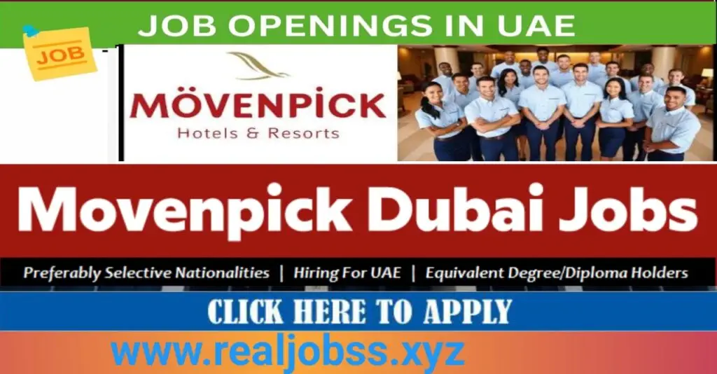 Explore Mövenpick Hotels & Resorts Careers in Dubai: 2025 Job Opportunities 1 Explore Mövenpick Hotels & Resorts Careers in Dubai: 2025 Job Opportunities