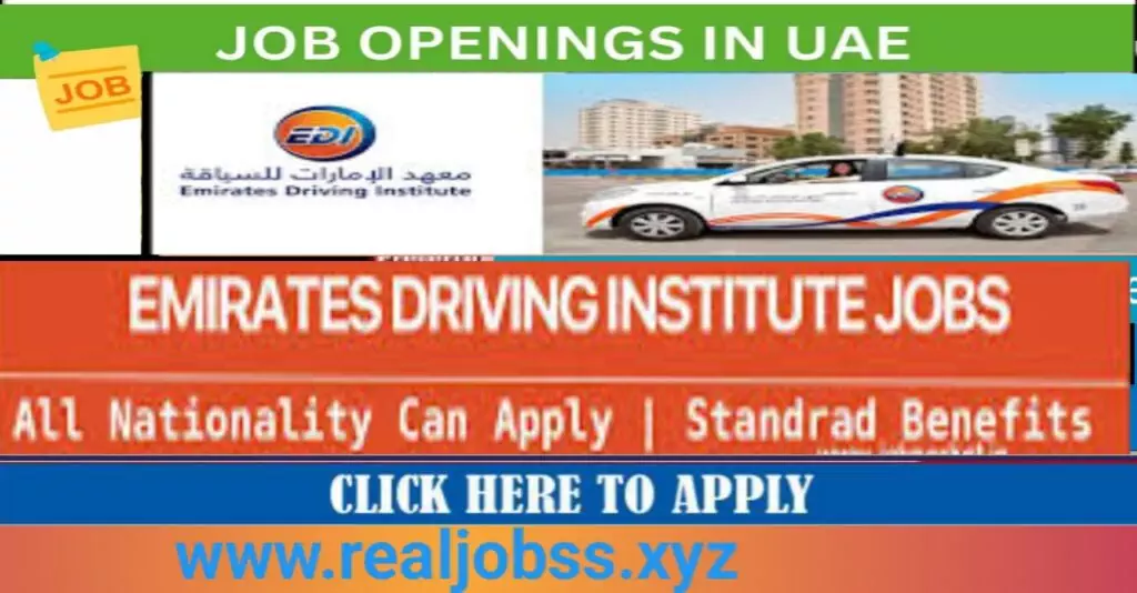 Emirates Driving Institute Careers 2025: Dates, Venues, and Key Details