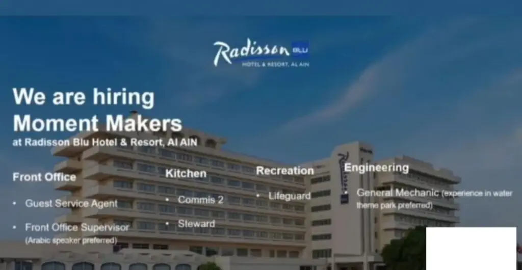Radisson Blu Hotel 2025 Job Openings: Roles Suitable for Freshers 1 Radisson Blu Hotel 2025 Job Openings: Roles Suitable for Freshers