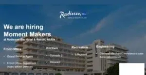 Radisson Blu Hotel 2025 Job Openings: Roles Suitable for Freshers