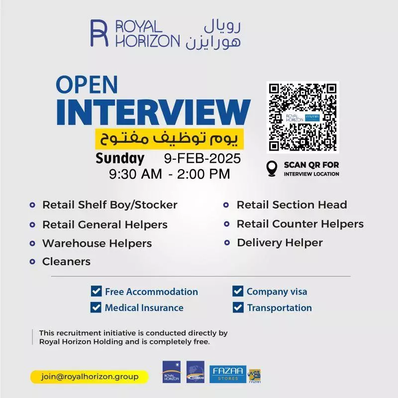 Royal Horizon Holding Hiring 2025: Explore Promising Careers in Dubai