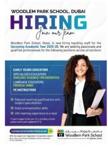 Join Woodley Park Schools – Exciting Careers Await in Dubai 2025