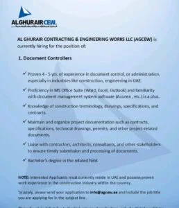 AL-Ghurair Contracting & Engineering Works LLC Dubai: What’s New for Job Seekers in 2025