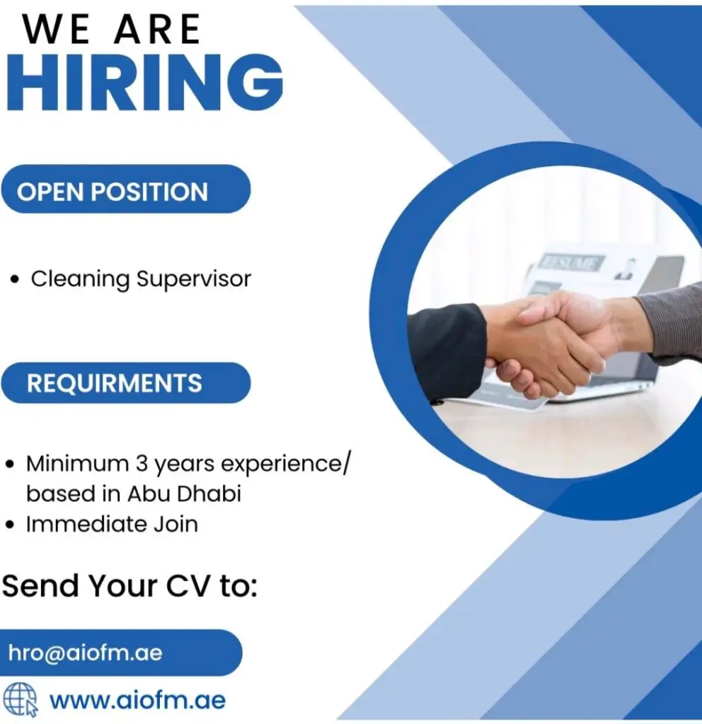 AIO Facilities Managements Job 2025: Dates, Venues, and Key Details 5 AIO Facilities Managements Job 2025: Dates, Venues, and Key Details