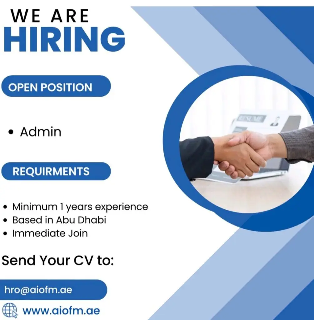 AIO Facilities Managements Job 2025: Dates, Venues, and Key Details 4 AIO Facilities Managements Job 2025: Dates, Venues, and Key Details