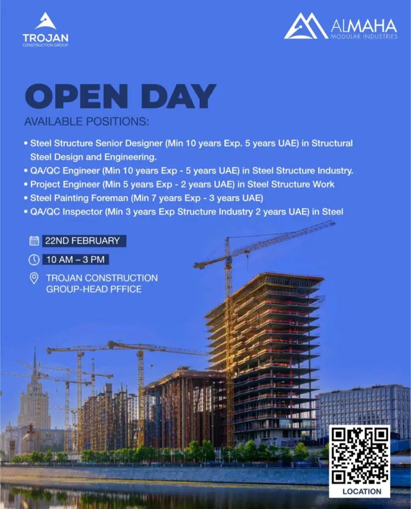 Trojan Construction Announced Latest Job Vacancies 2025: Dates, Venues, and Key Details 1 Trojan Construction Announced Latest Job Vacancies 2025: Dates, Venues, and Key Details