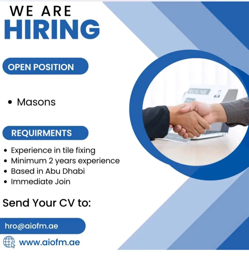 AIO Facilities Managements Job 2025: Dates, Venues, and Key Details 3 AIO Facilities Managements Job 2025: Dates, Venues, and Key Details