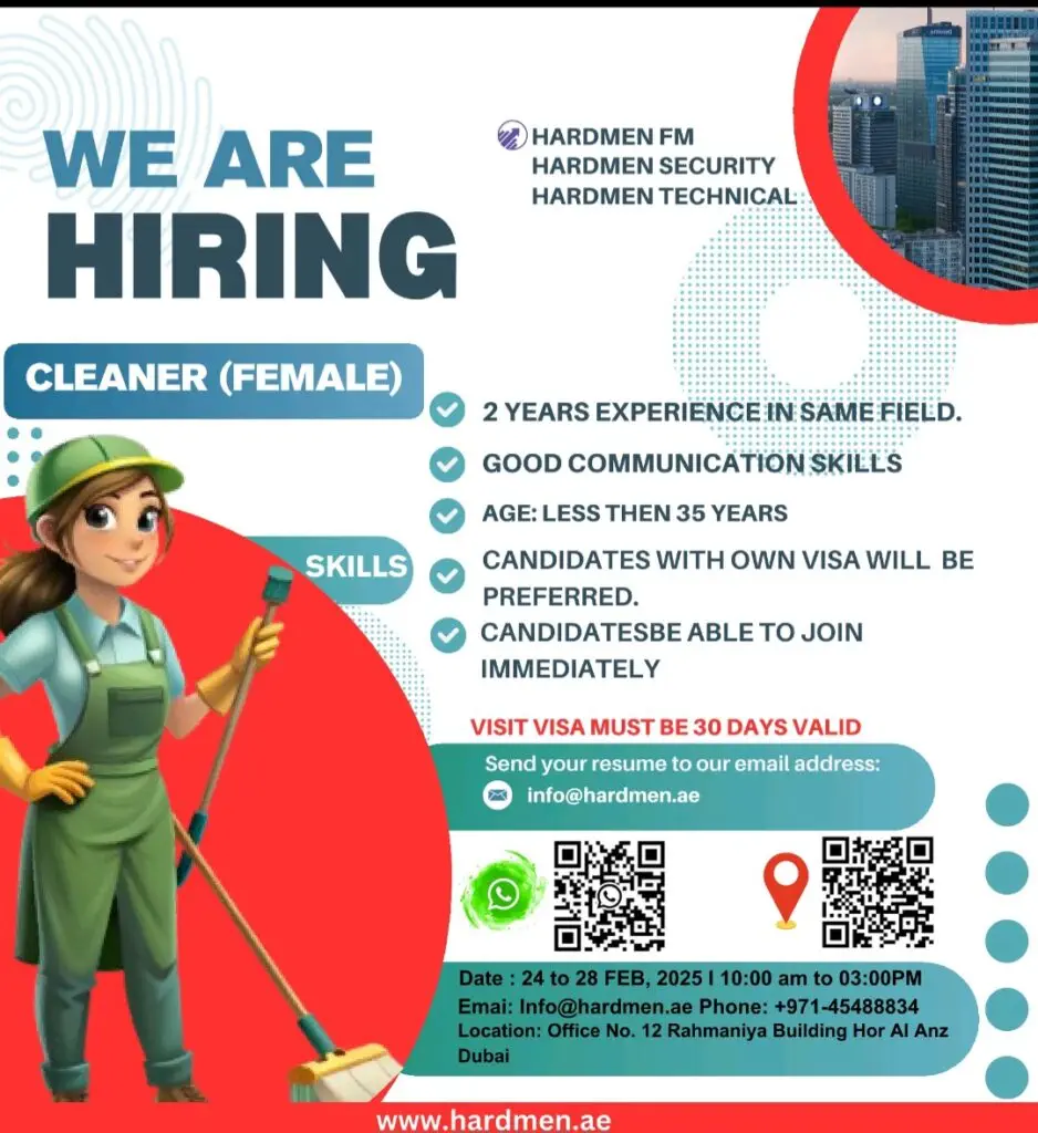 Hardmen Dubai Walk-In Interview 2025: Dates, Venues, and Key Details 3 Hardmen Dubai Walk-In Interview 2025: Dates, Venues, and Key Details