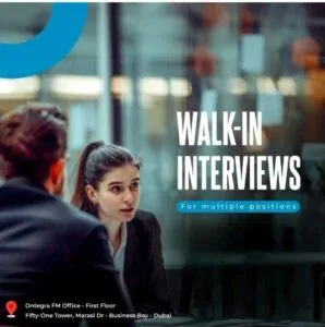 Ontegra Job Openings Dubai 2025: Walk-in Interview Dates Announced