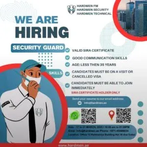 Hardmen Dubai Walk-In Interview 2025: Dates, Venues, and Key Details