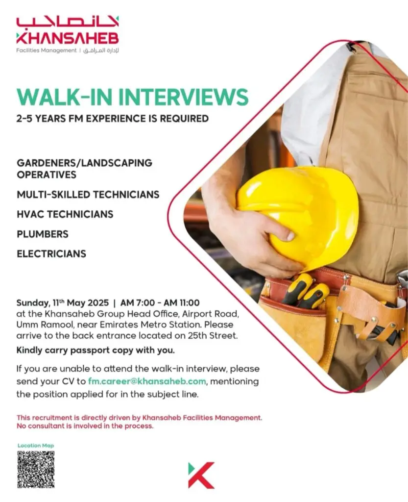 Your Dream Job Awaits at Khansaheb Facilities Management Dubai in 2025 1 Your Dream Job Awaits at Khansaheb Facilities Management Dubai in 2025