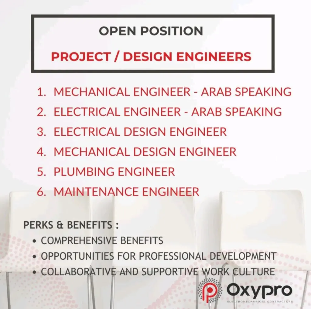 Oxypro Electromechanical Contractors Walk in Interview in Dubai 2025 1 Oxypro Electromechanical Contractors Walk in Interview in Dubai 2025