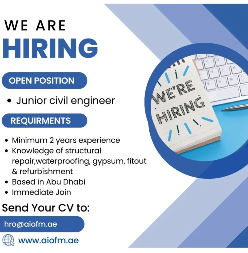 AIO Facilities Managements Job 2025: Dates, Venues, and Key Details 1 AIO Facilities Managements Job 2025: Dates, Venues, and Key Details