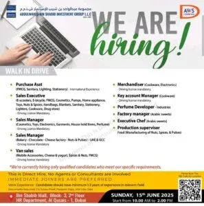 Abdul Wahed Bin Shabib Investment Group Walk Interview 2025: Dates, Venues, and Key Details