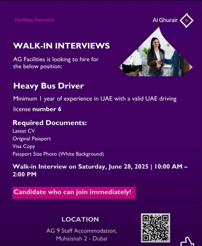 AG Engineering Jobs Dubai 2025: Dates, Venues, and Key Details 2 AG Engineering Jobs Dubai 2025: Dates, Venues, and Key Details