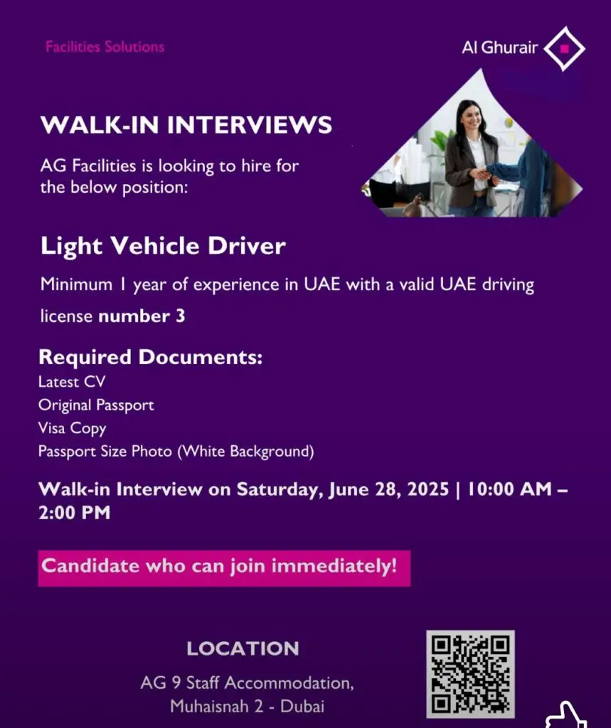 AG Engineering Jobs Dubai 2025: Dates, Venues, and Key Details 1 AG Engineering Jobs Dubai 2025: Dates, Venues, and Key Details
