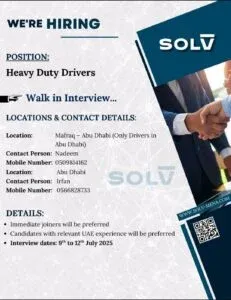 Dubai 2025: Build Your Career with Solv Group Today