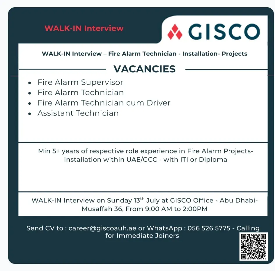 GISCO Careers Jobs Opportunities Available Now In Abu dhabi 2025 1 GISCO Careers Jobs Opportunities Available Now In Abu dhabi 2025
