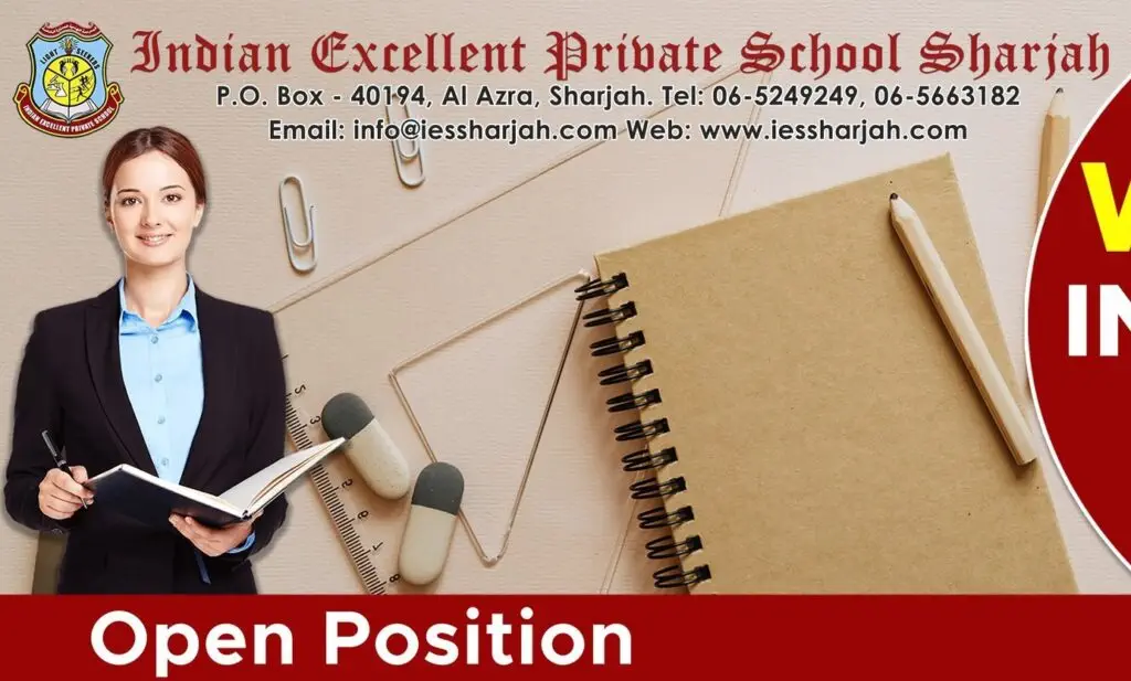 Indian Excellent Private School Jobs in Sharjah 2025: Dates, Venues, and Key Details 1 Indian Excellent Private School Jobs in Sharjah 2025: Dates, Venues, and Key Details