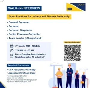 DBB Contracting Walk in Interview in Dubai 2025: Dates, Venues, and Key Details 1 DBB Contracting Walk in Interview in Dubai 2025: Dates, Venues, and Key Details