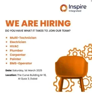 Inspire Integrated Walk in Interview in Dubai 2025: Dates, Venues, and Key Details