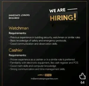 Emirates Properties Careers 2025: Dates, Venues, and Key Details