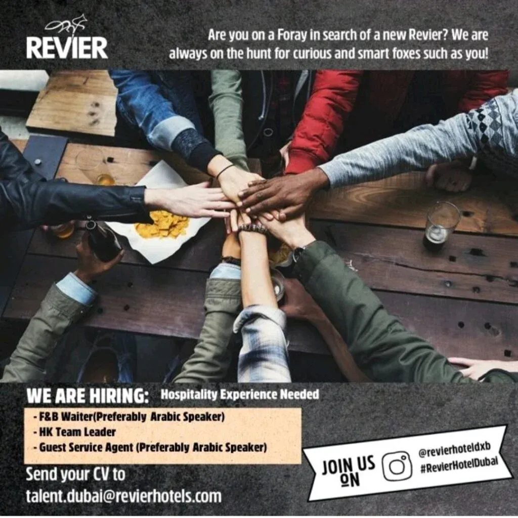 Revier Hotel Dubai Jobs 2025: Dates, Venues, and Key Details 2 Revier Hotel Dubai Jobs 2025: Dates, Venues, and Key Details