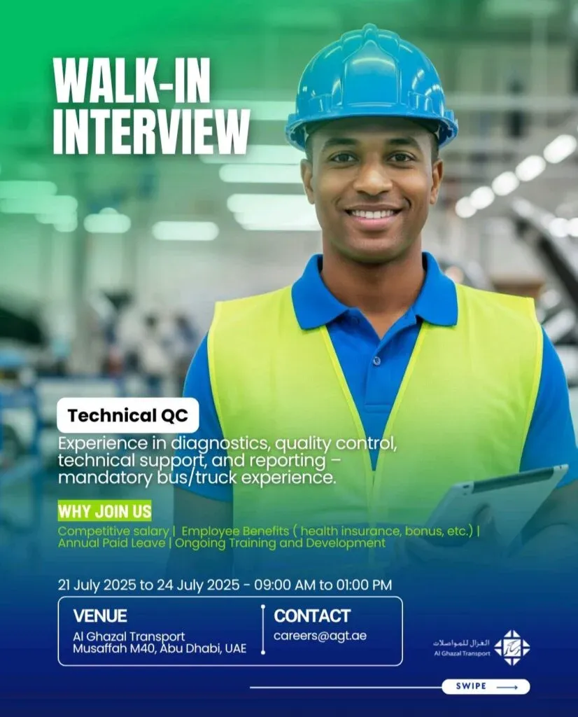 Al Ghazal Transport Careers 2025 in Dubai & Abu Dhabi 5 Screenshot 20250719 121244 LinkedIn