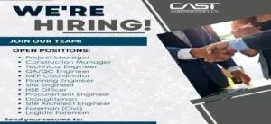 CAST Construction Recruitments in Dubai 2025: Dates, Venues, and Key Details