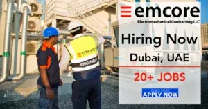 Emcore Electromechanical Jobs in Dubai 2025: Dates, Venues, and Key Details
